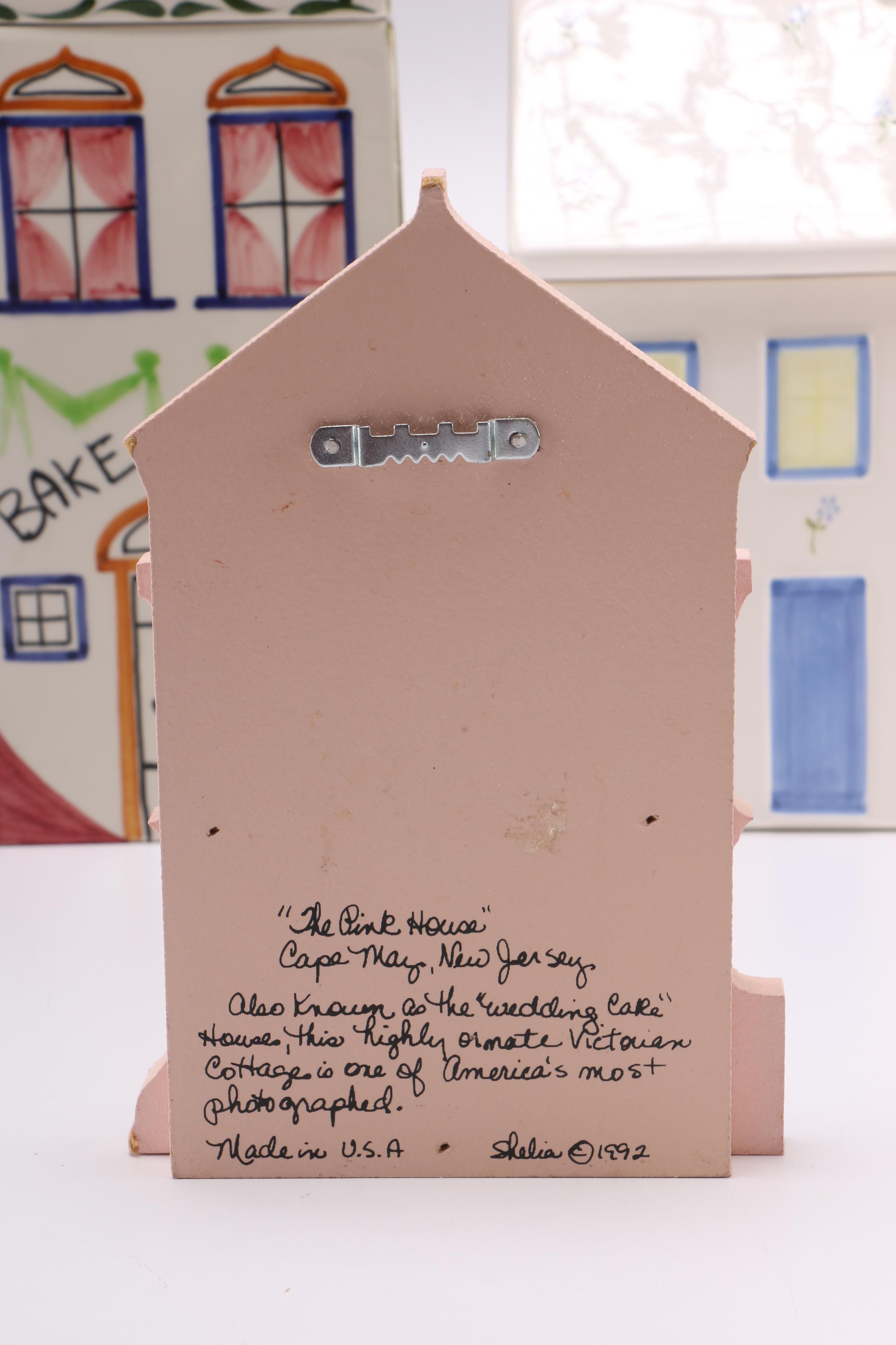 Collection of Ceramic House Themed Decor