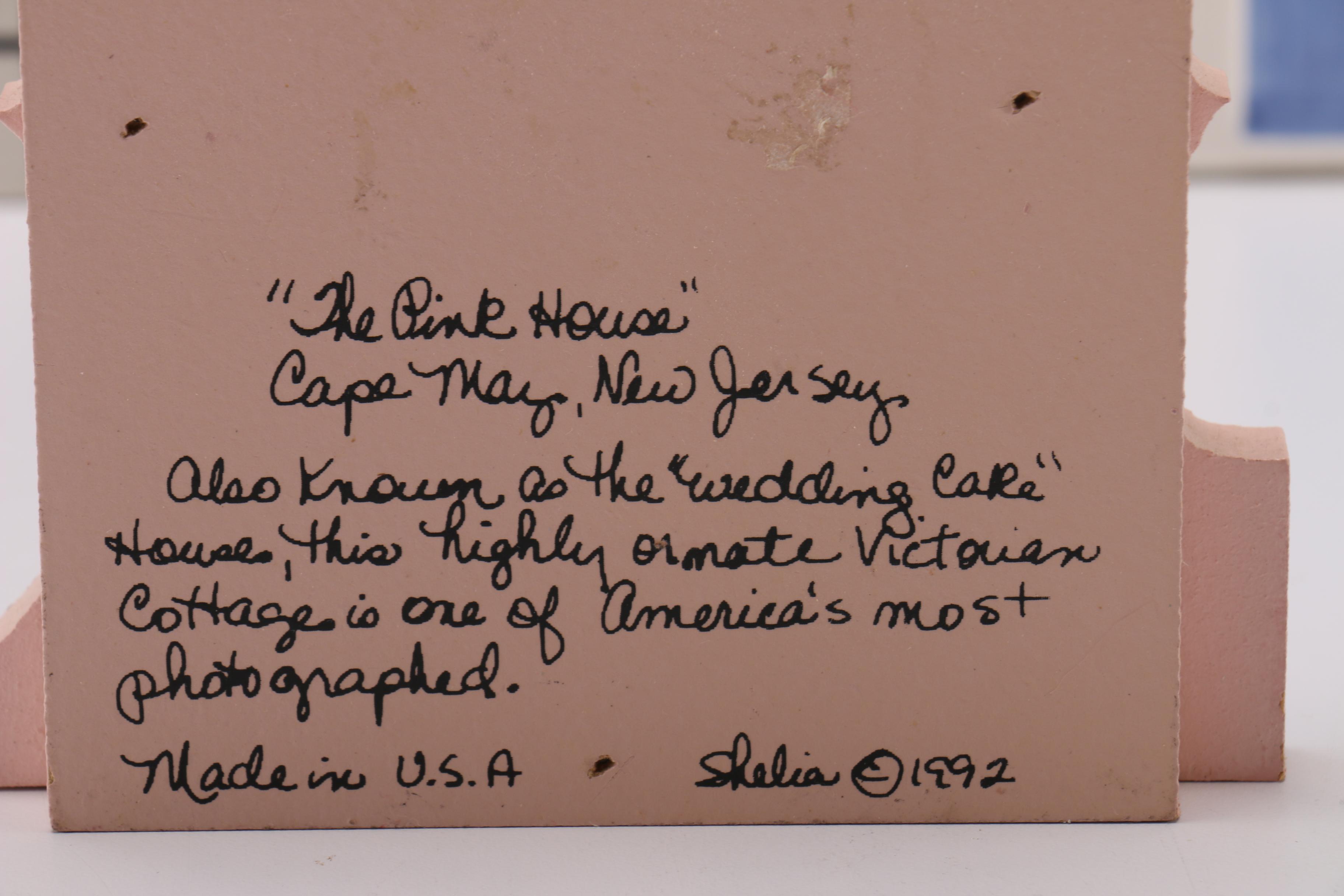 Collection of Ceramic House Themed Decor