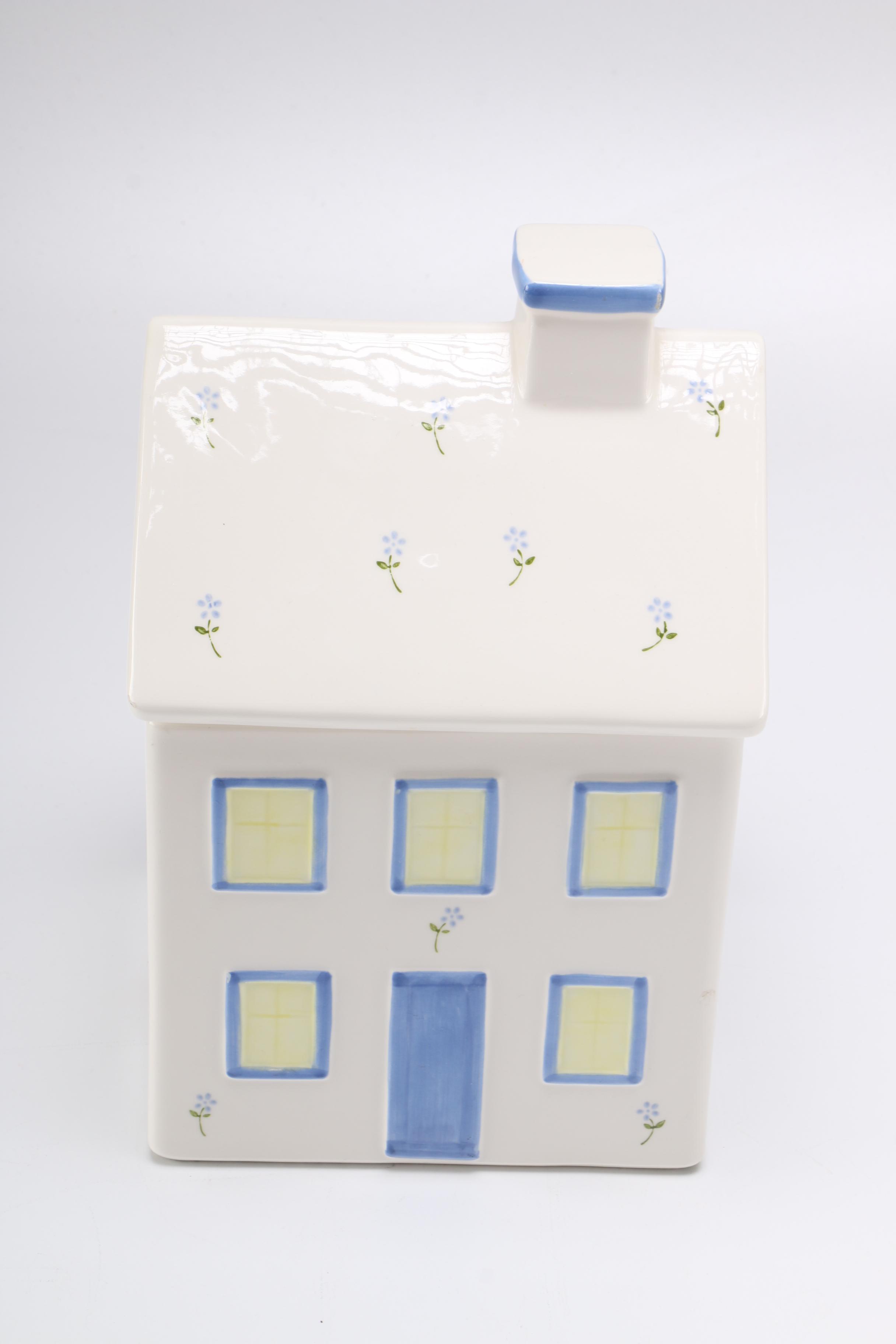 Collection of Ceramic House Themed Decor
