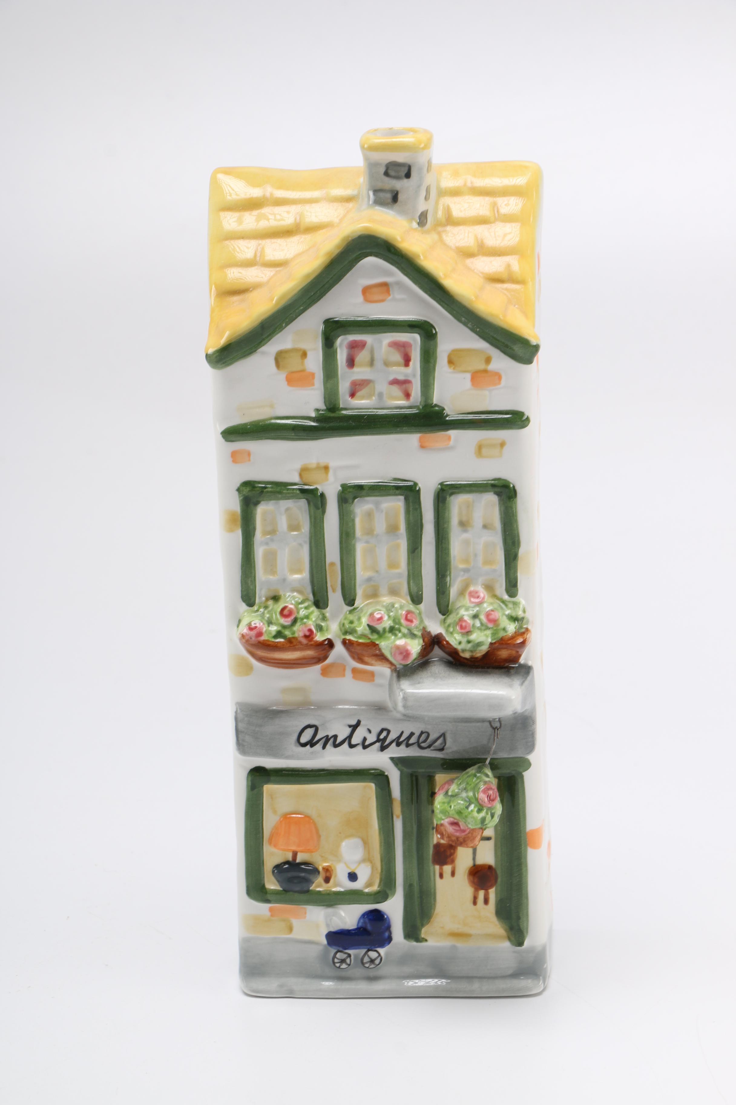 Collection of Ceramic House Themed Decor