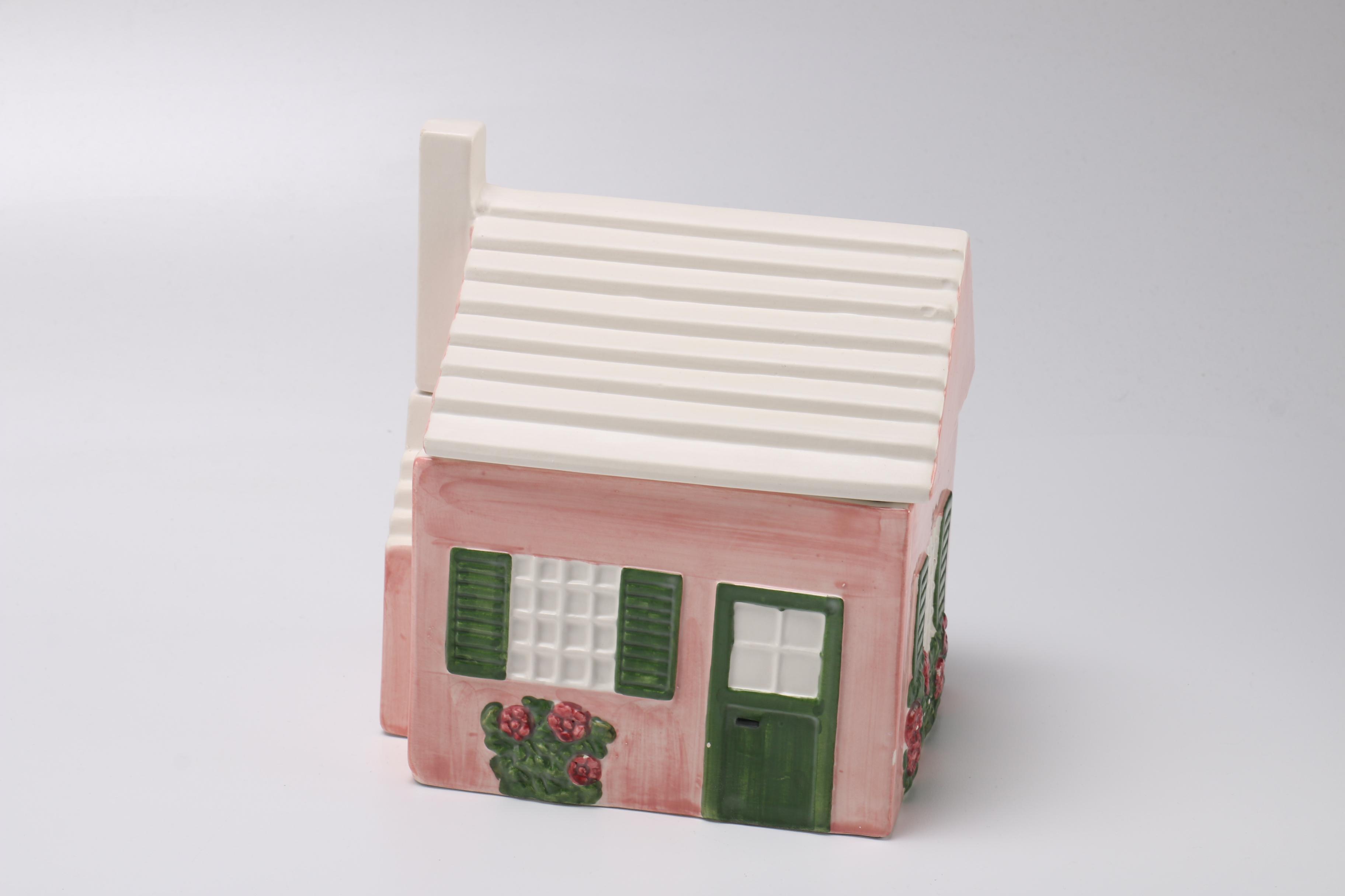 Collection of Ceramic House Themed Decor