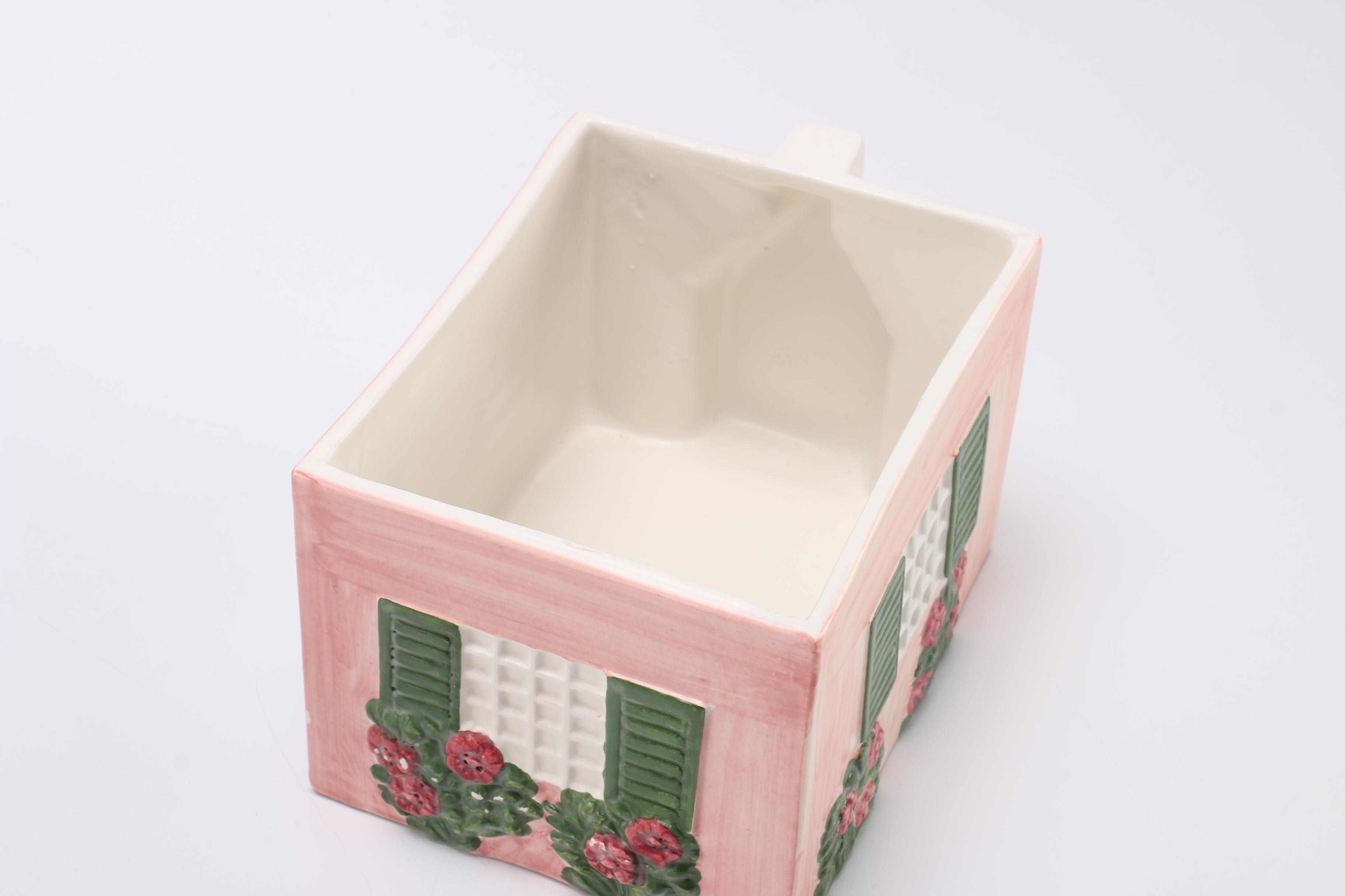 Collection of Ceramic House Themed Decor