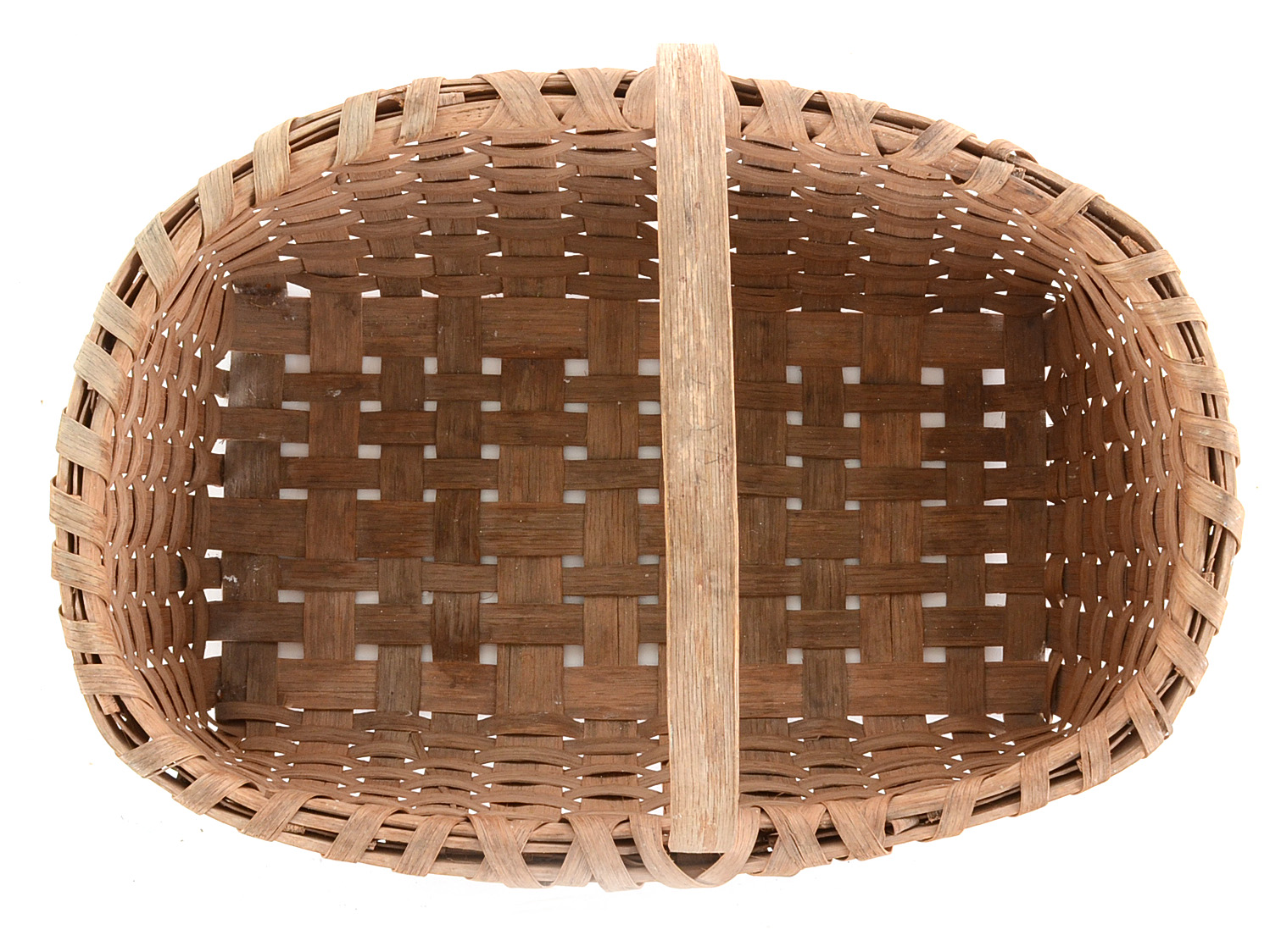Vintage Splint Hickory Basket