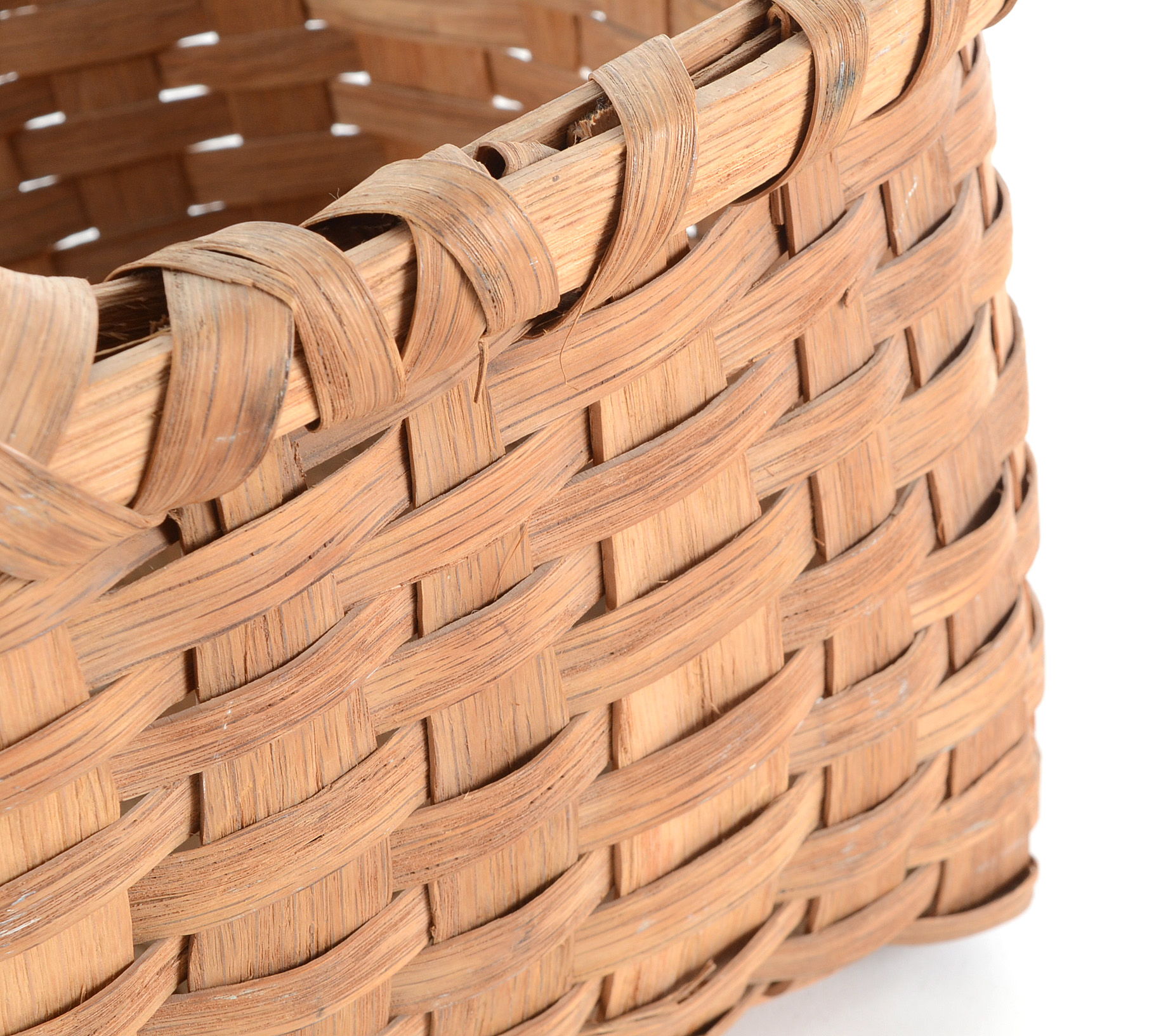 Vintage Splint Hickory Basket