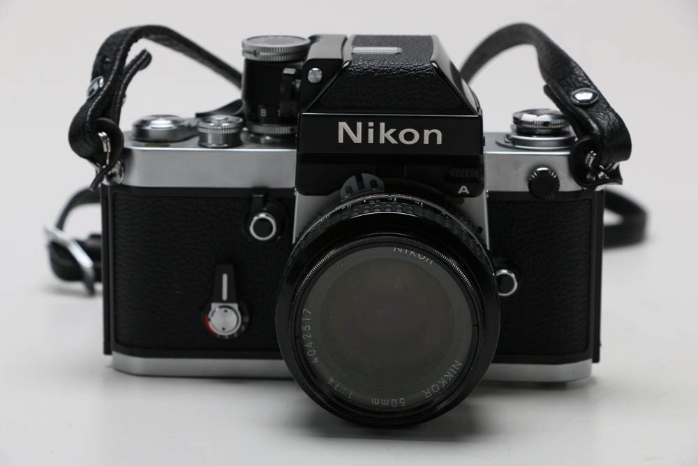 Vintage Nikon 35mm Camera, Case and Accessories