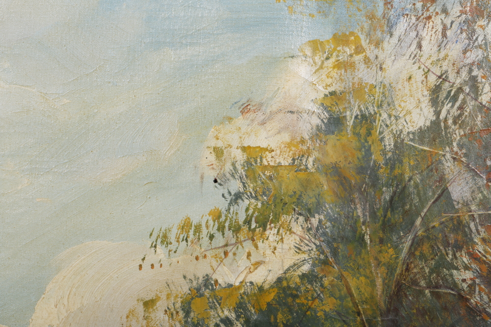 Hunting Party Themed Oil Painting on Canvas