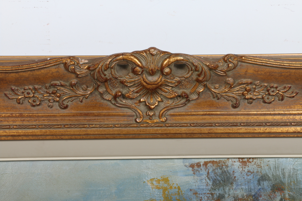 Hunting Party Themed Oil Painting on Canvas