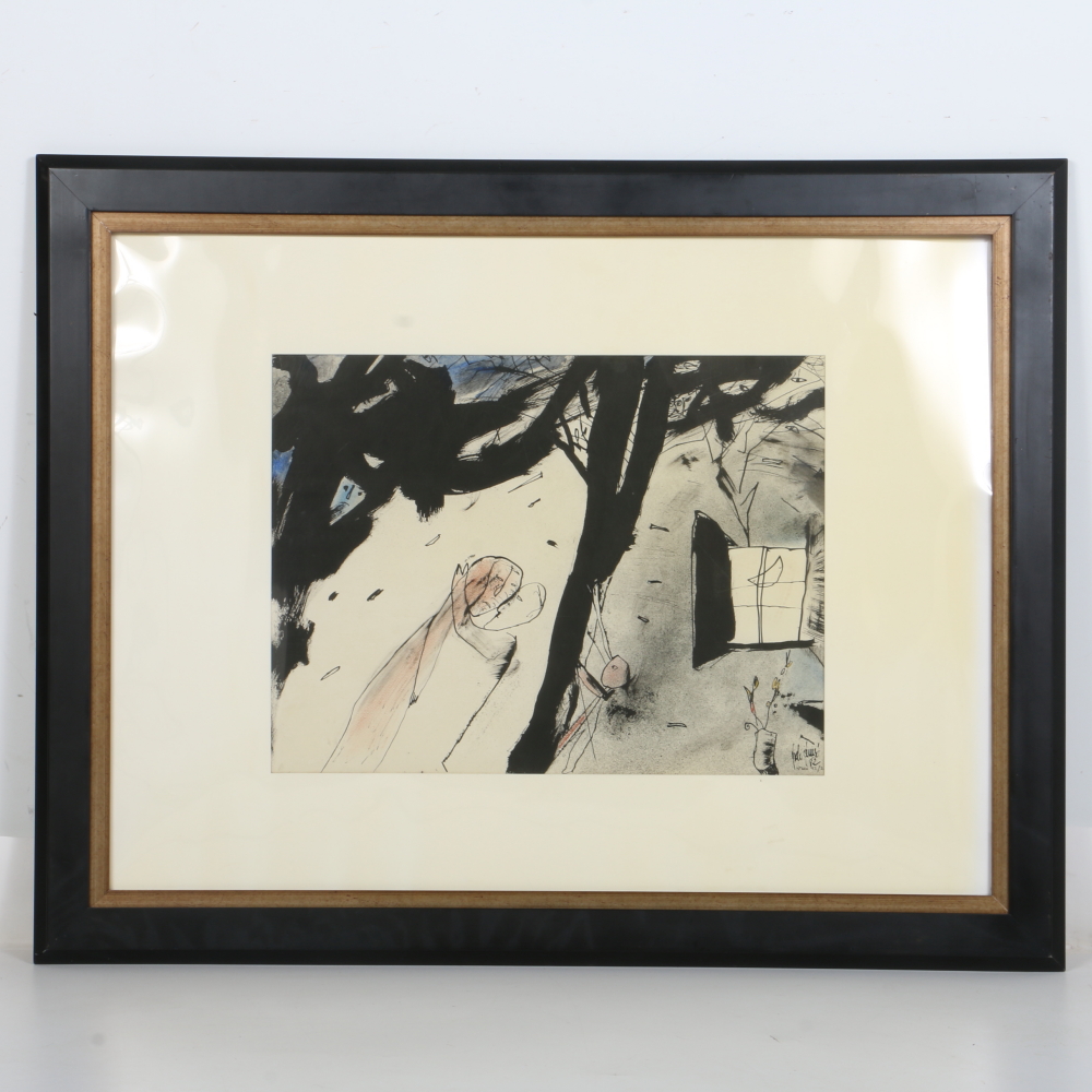 Jordi Samso Bastardas Mixed Media Painting