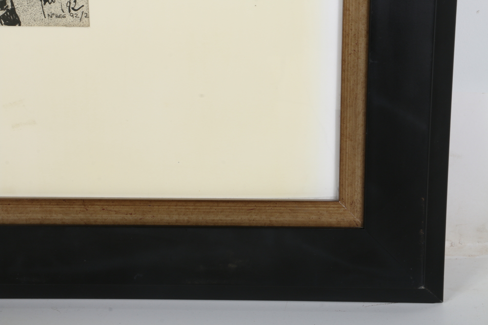 Jordi Samso Bastardas Mixed Media Painting