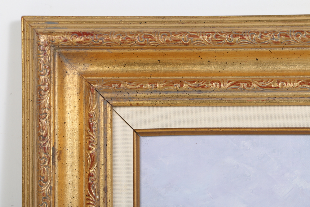 J. Miller Signed Oil on Canvas Beach Landscape