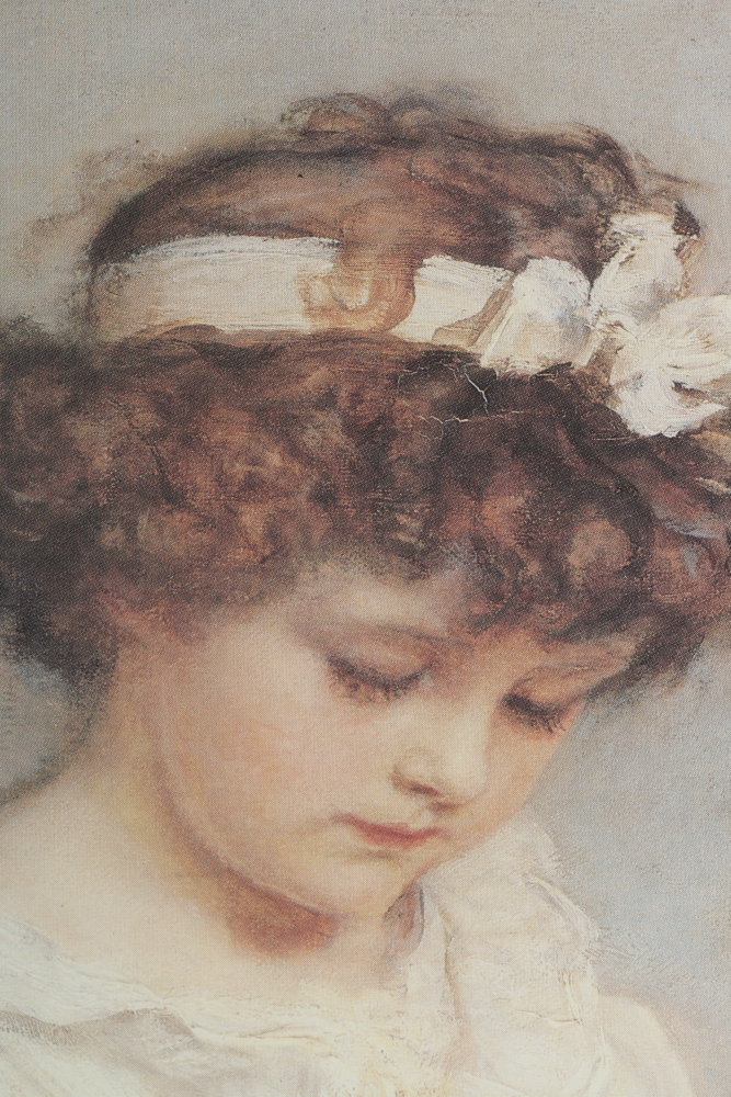 After J.E. Millais Offset Lithograph "Little Speedwell's Darling Blue"