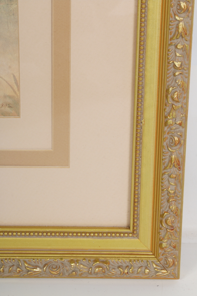 After J.E. Millais Offset Lithograph "Little Speedwell's Darling Blue"