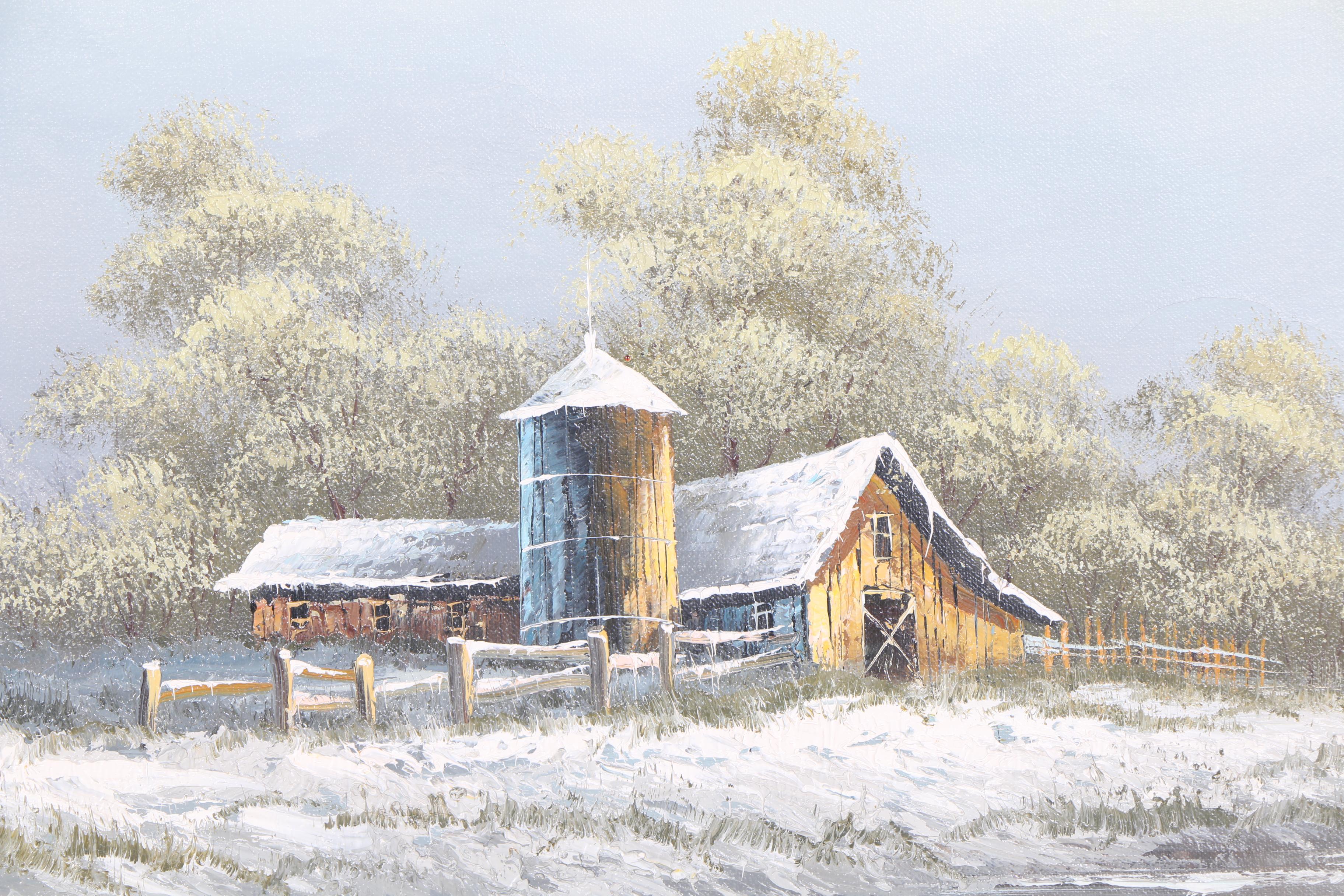 Deacon Oil Painting on Canvas Landscape