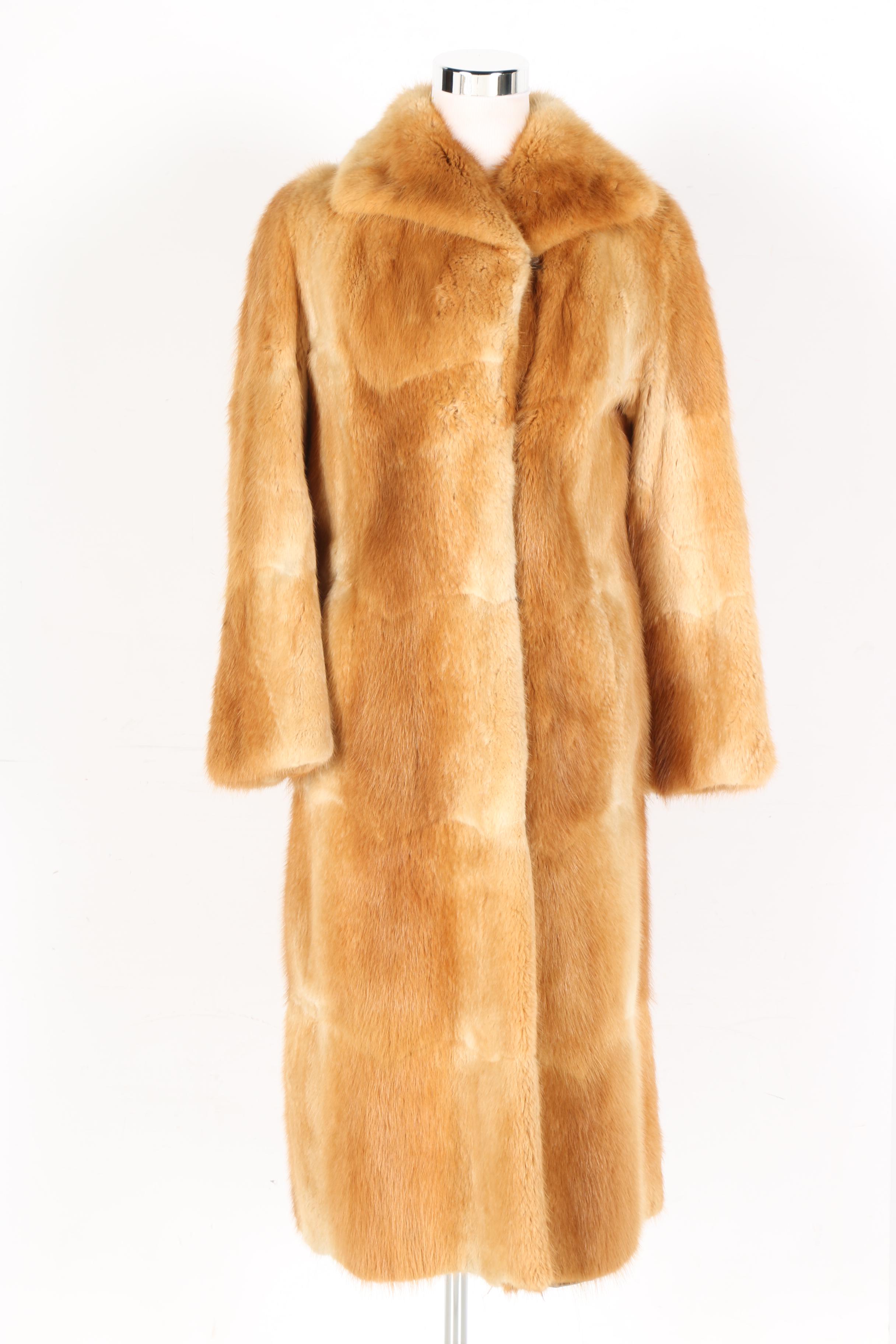 Claude Bison Full-Length Fur Coat