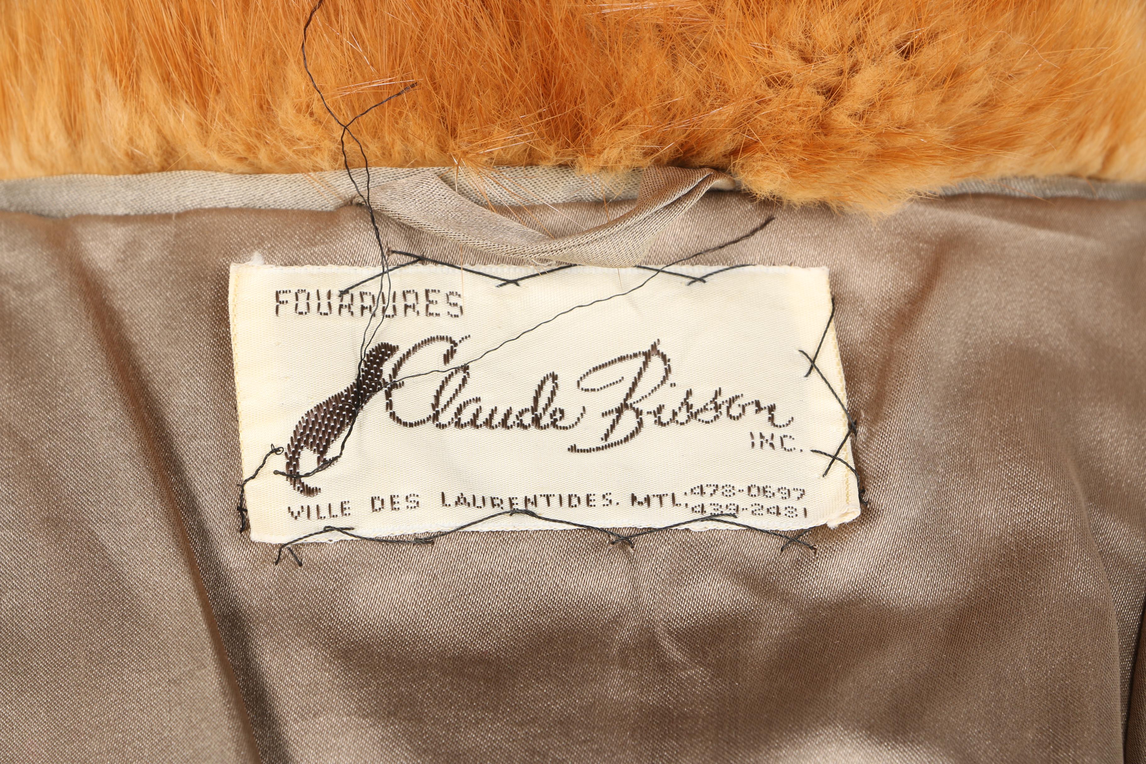 Claude Bison Full-Length Fur Coat