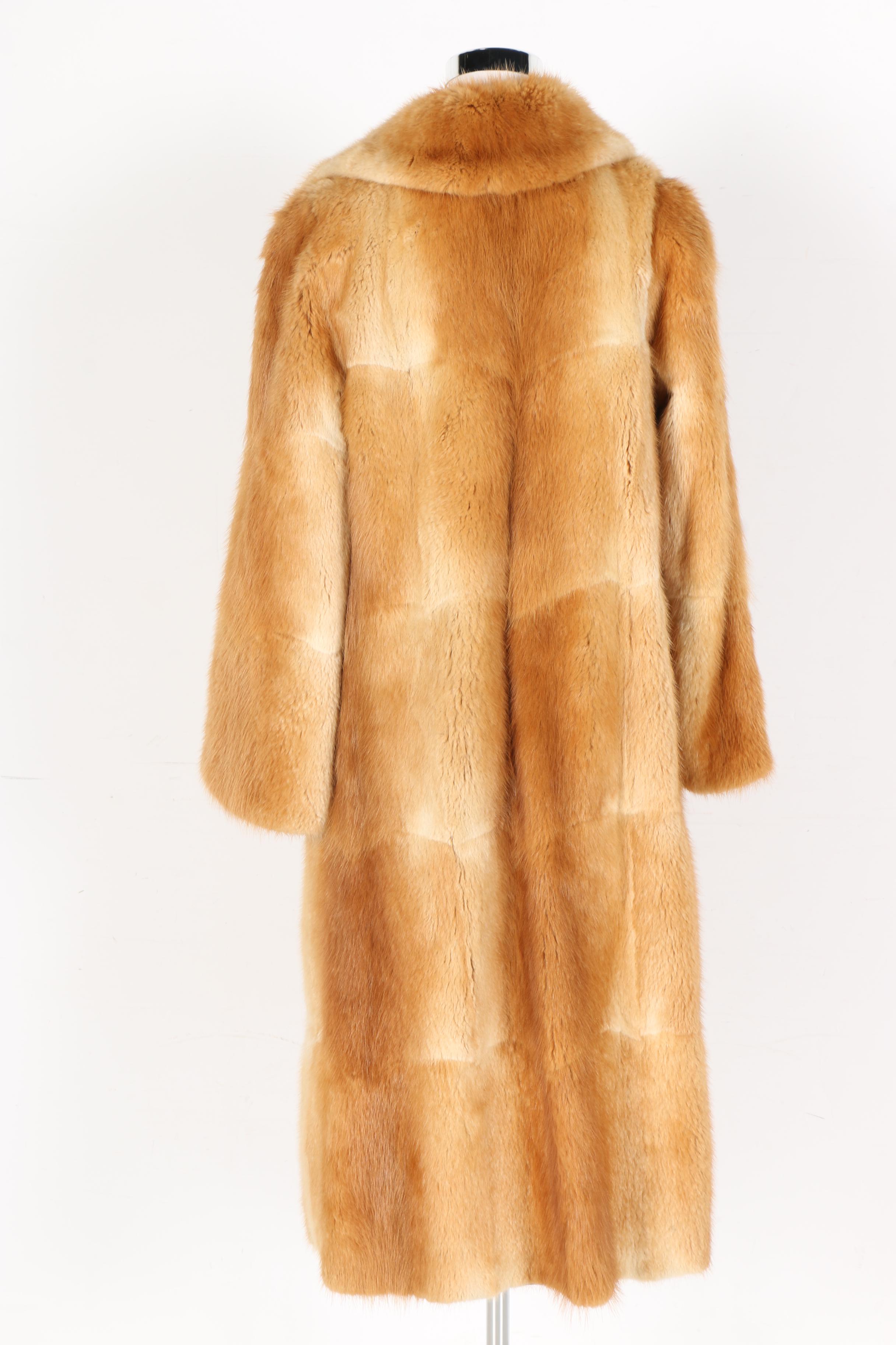 Claude Bison Full-Length Fur Coat