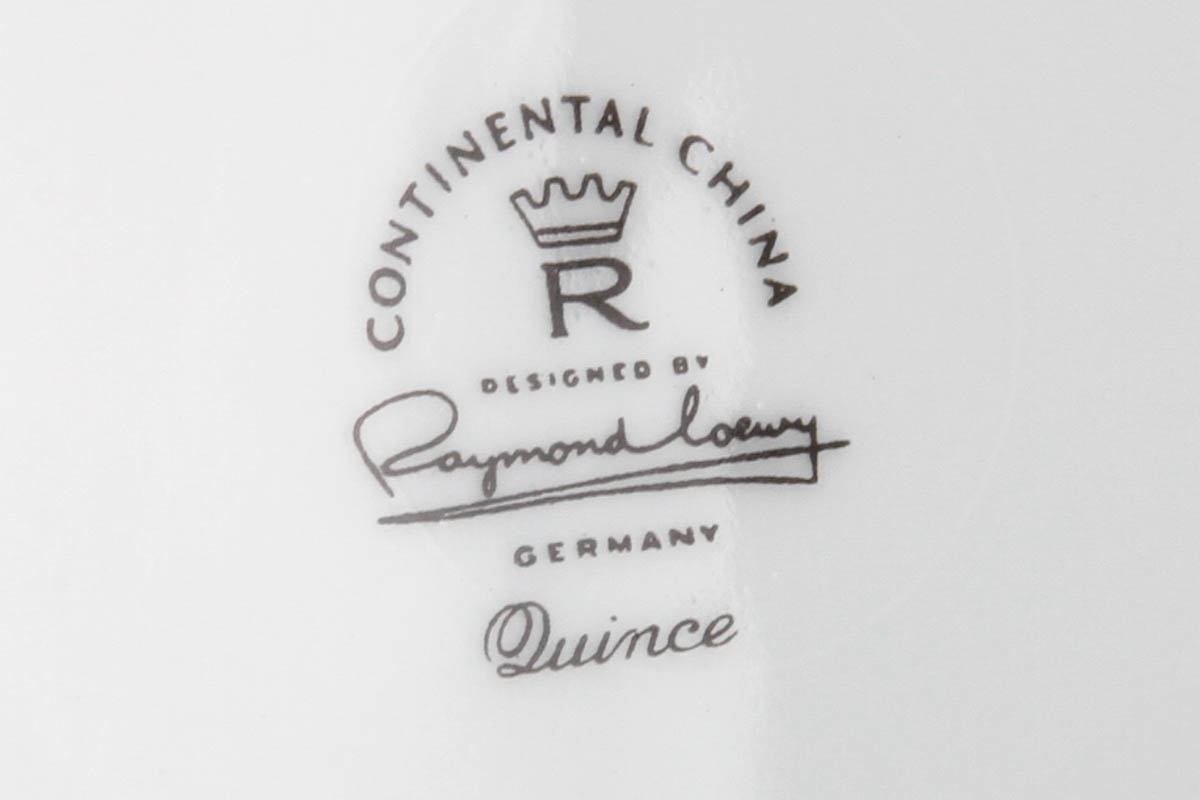 Continental China in the "Quince" Pattern