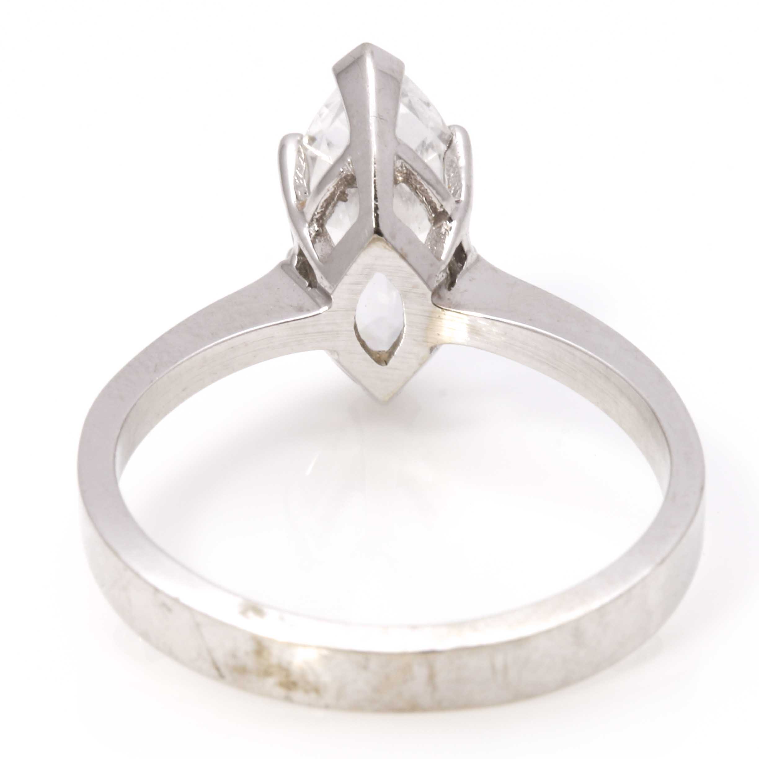 14K White Gold YAG Ring