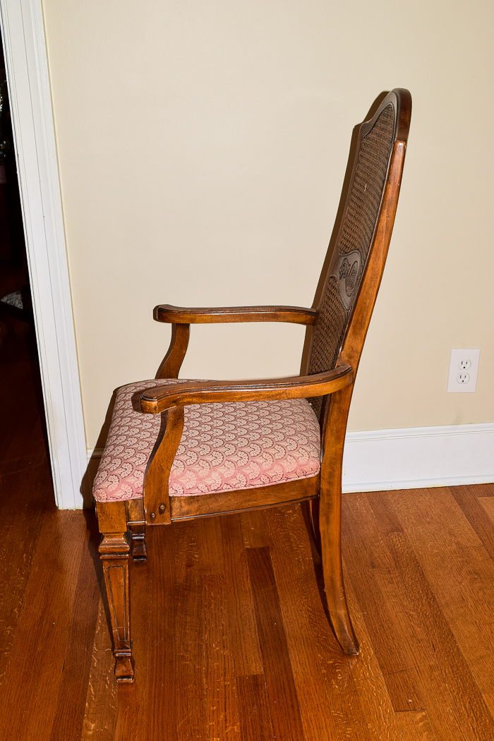 Vintage French Provincial Style Cane Back Chairs