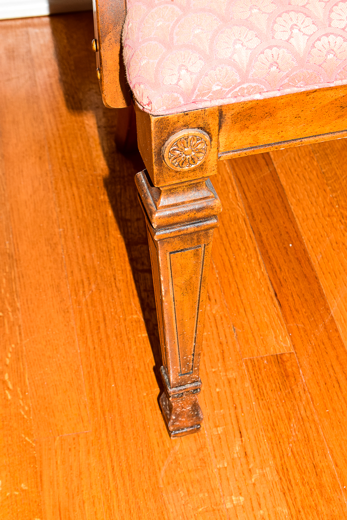 Vintage French Provincial Style Cane Back Chairs