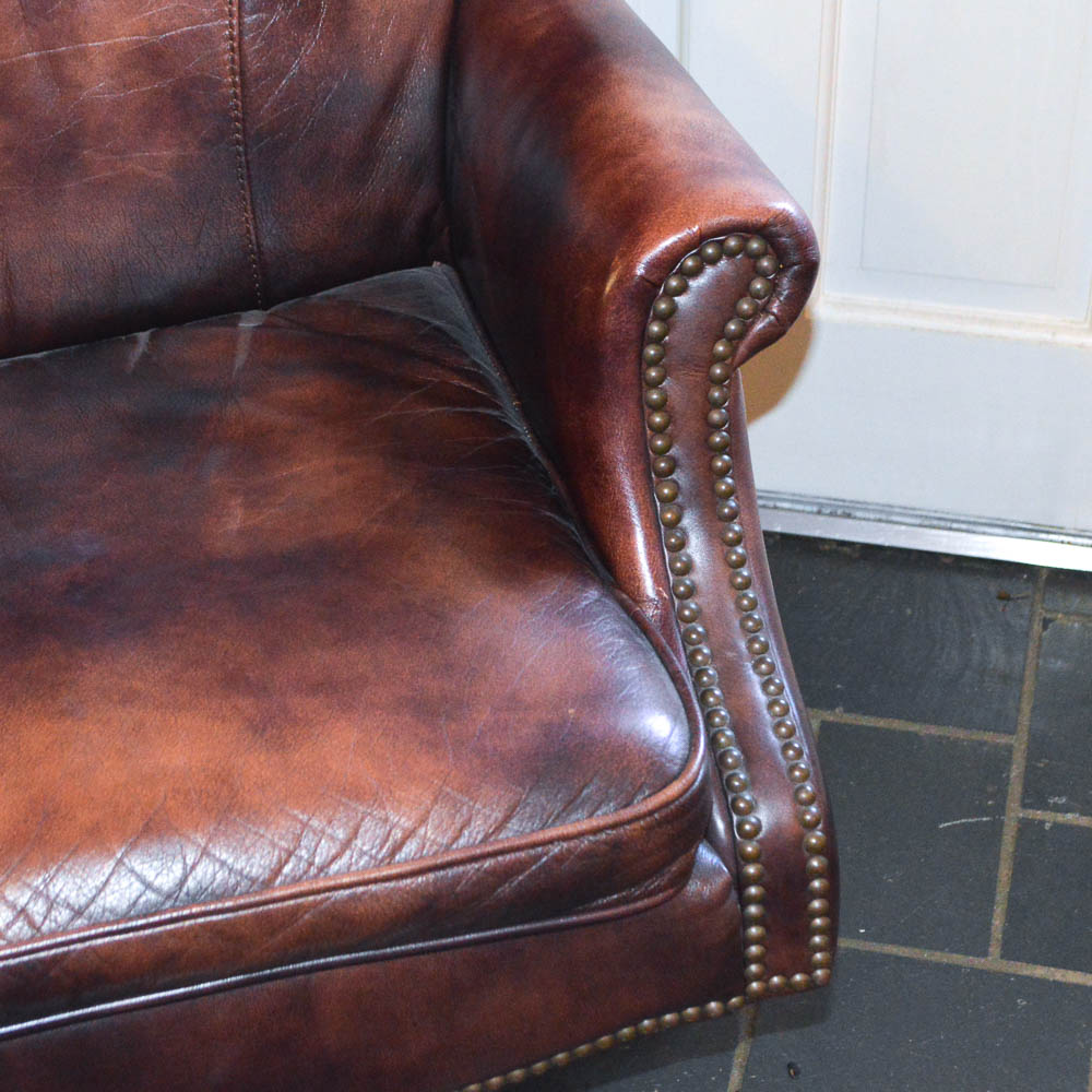 Executive Leather Wingback Office Chair