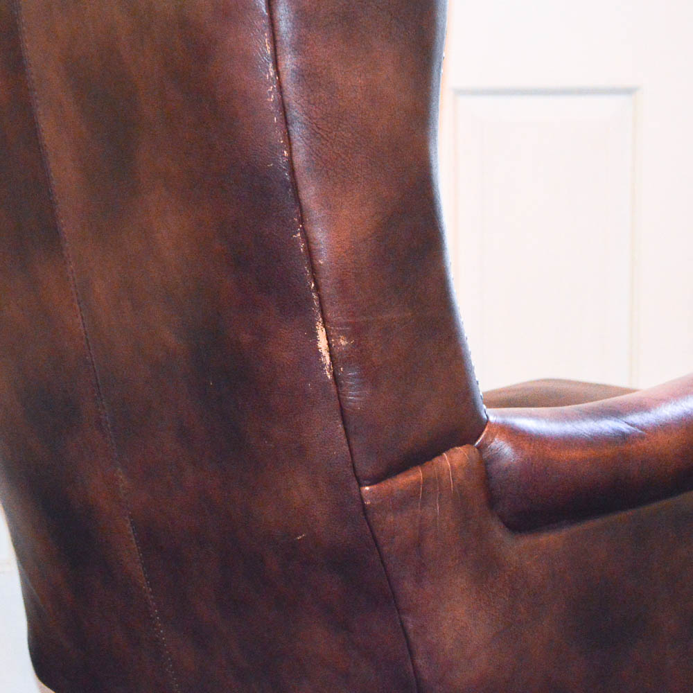 Executive Leather Wingback Office Chair