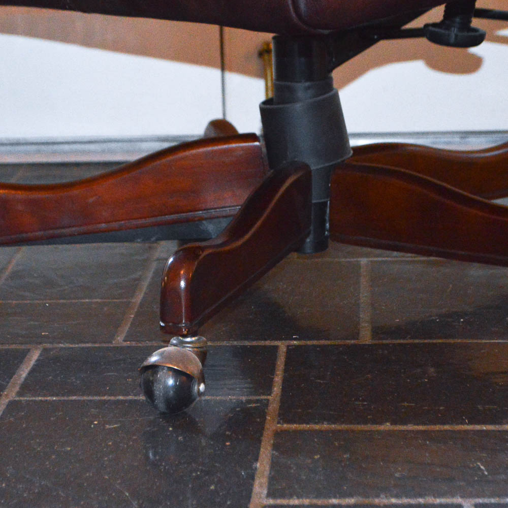 Executive Leather Wingback Office Chair