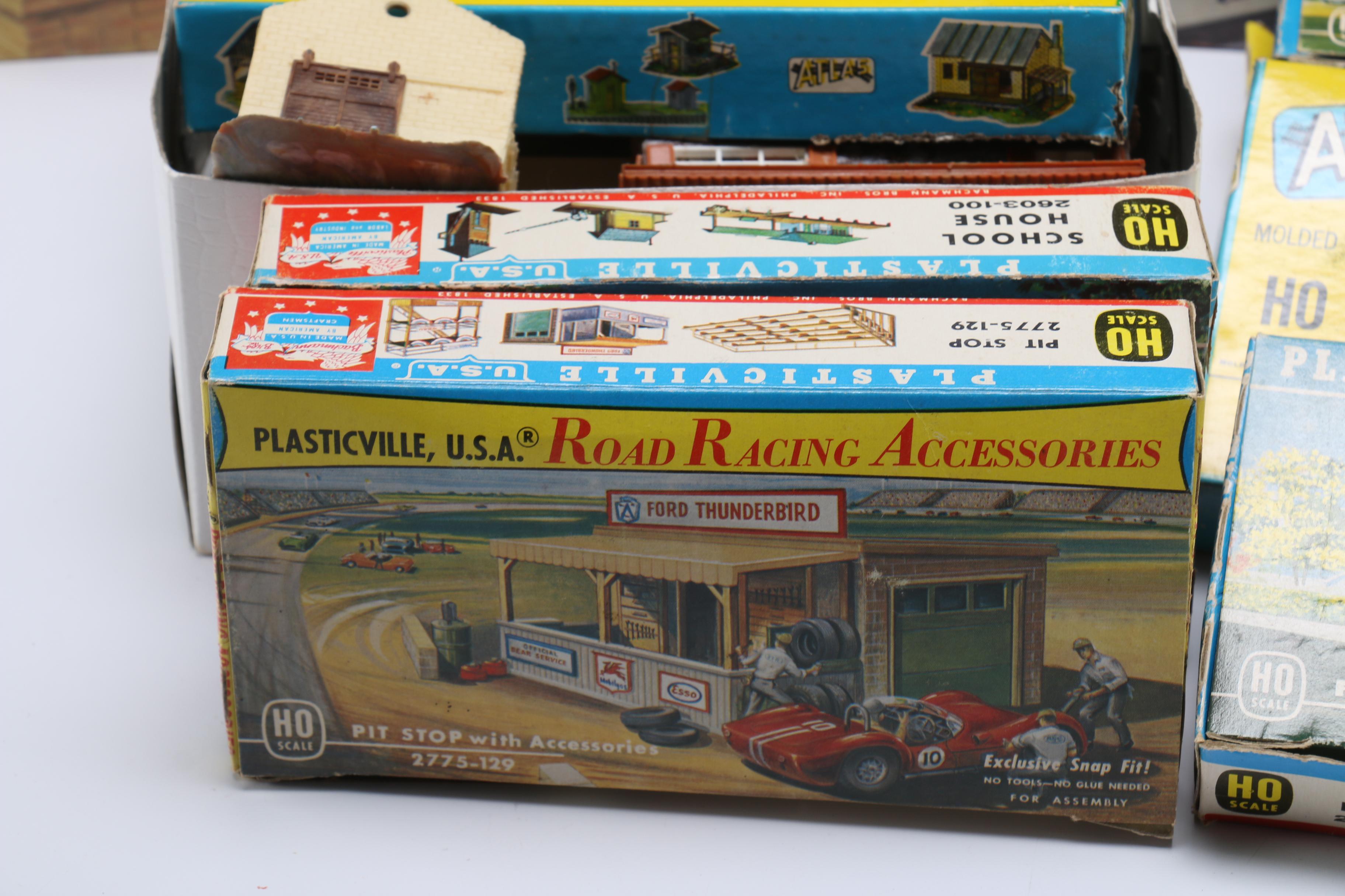 Ho Scale Village House And Train Collection