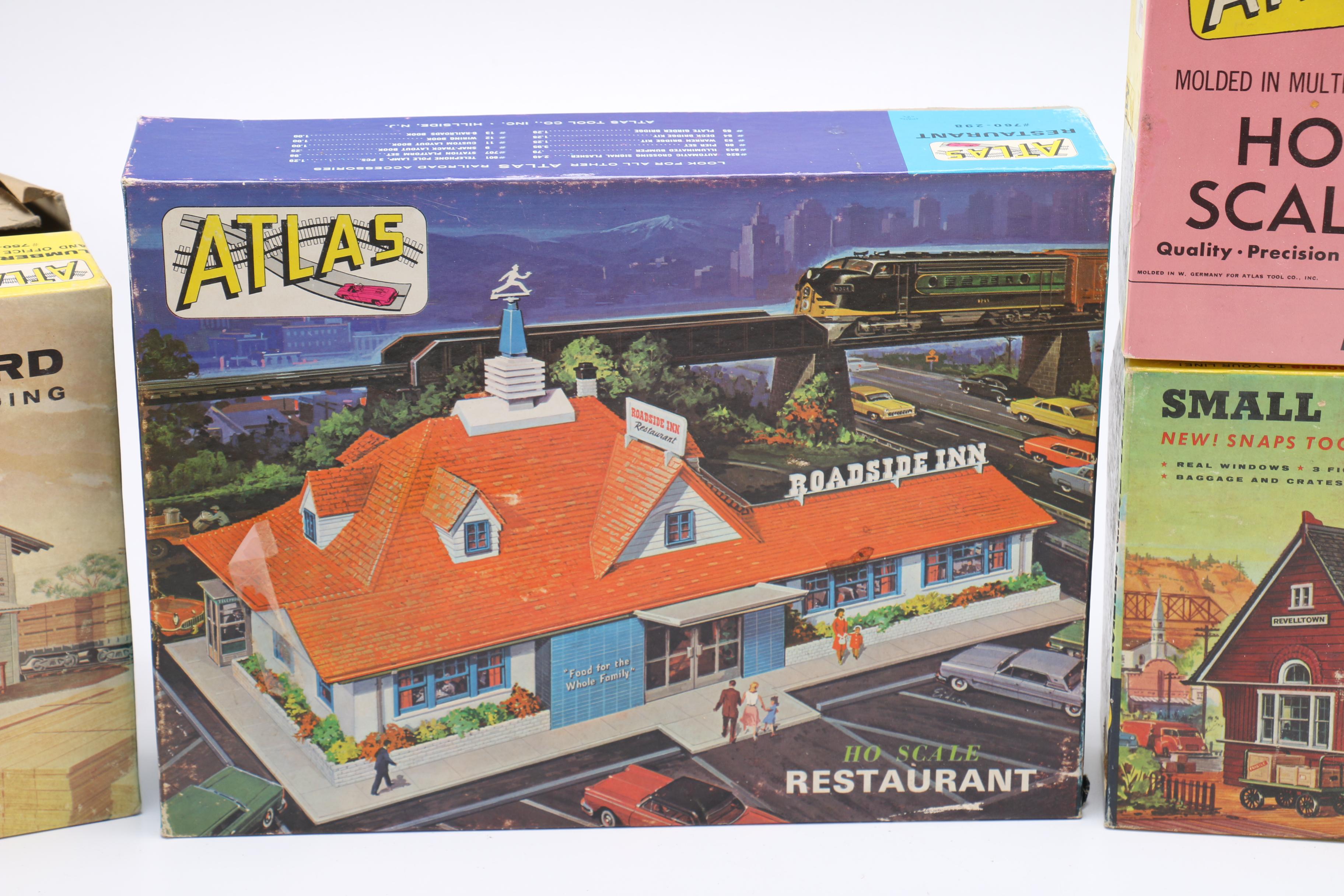 Ho Scale Village House And Train Collection