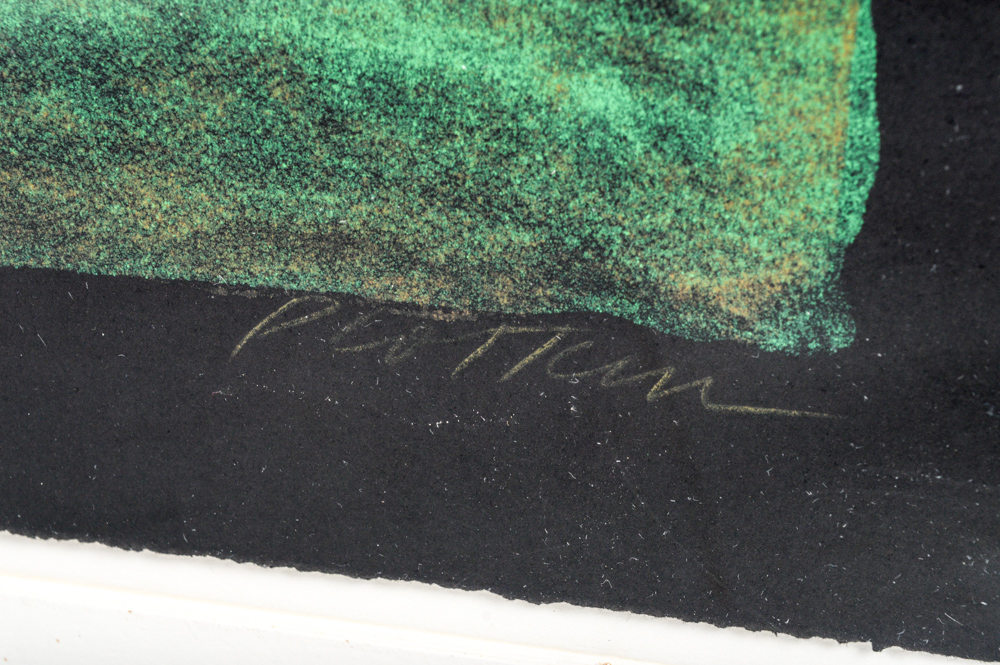 Linda Plotkin Limited Edition Color Lithograph "Green Morning"