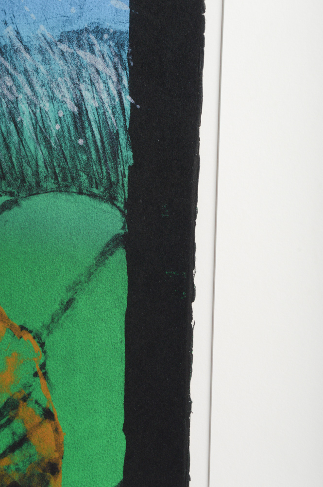 Linda Plotkin Limited Edition Color Lithograph "Green Morning"