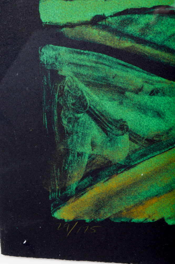 Linda Plotkin Limited Edition Color Lithograph "Green Morning"