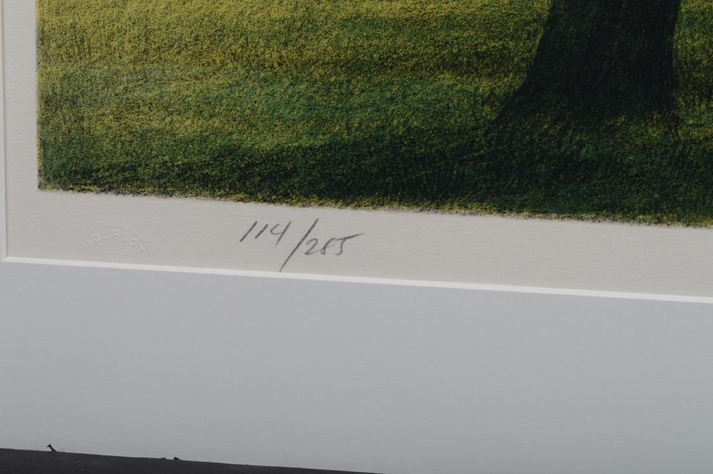 Harold Altman Limited Edition Lithograph "Early April, Central Park"