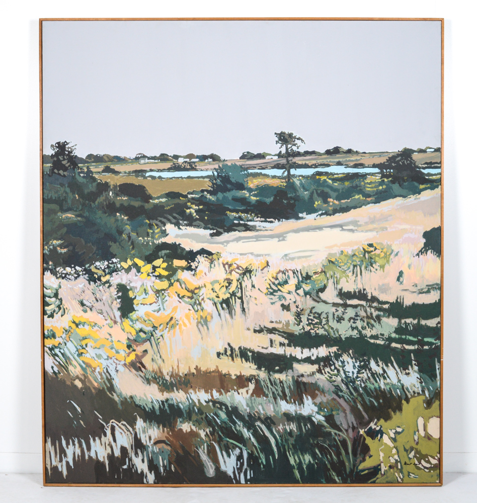 Robert Dash Large Landscape Painting "Clear Across Autumn"