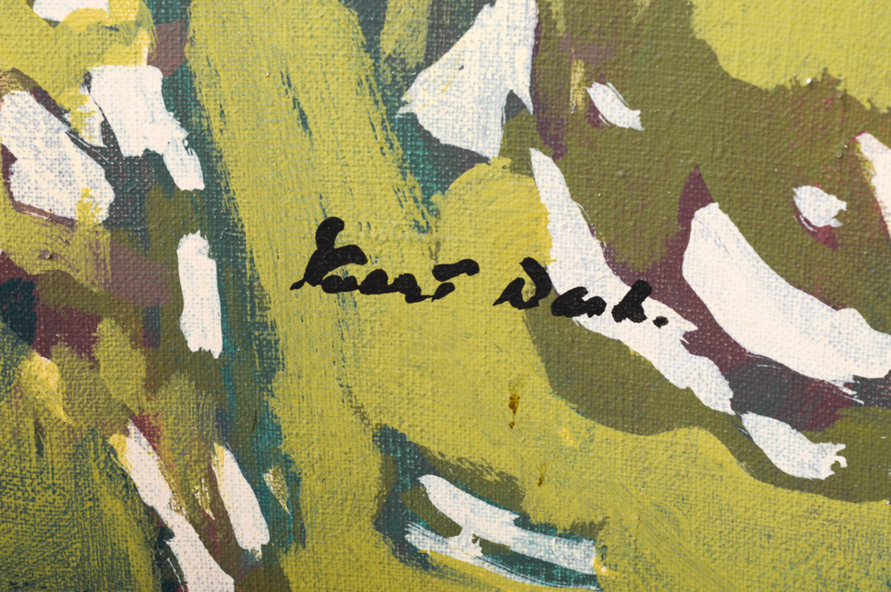 Robert Dash Large Landscape Painting "Clear Across Autumn"