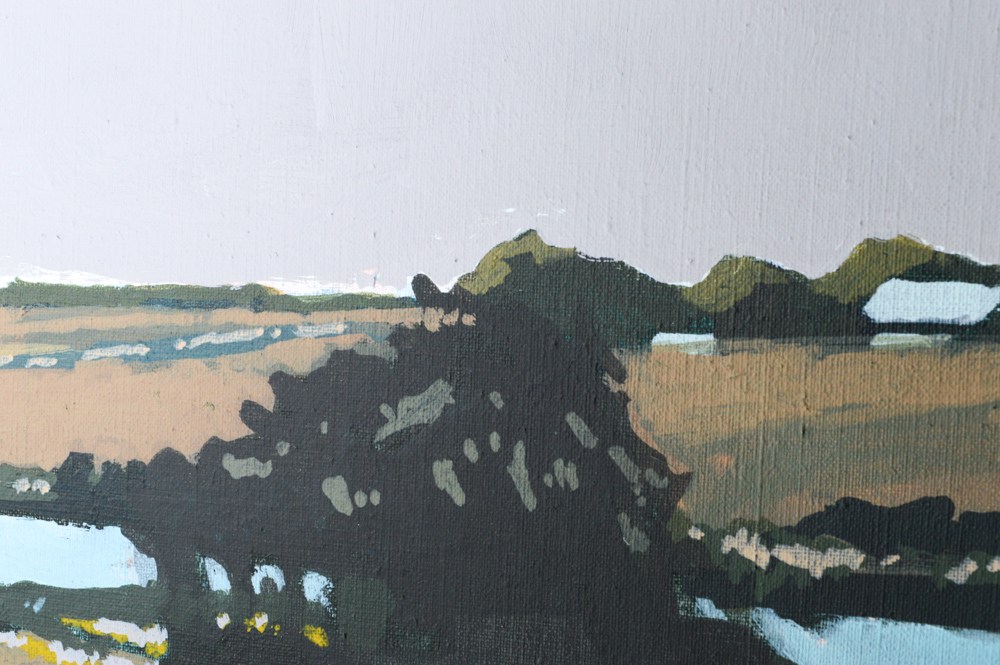 Robert Dash Large Landscape Painting "Clear Across Autumn"