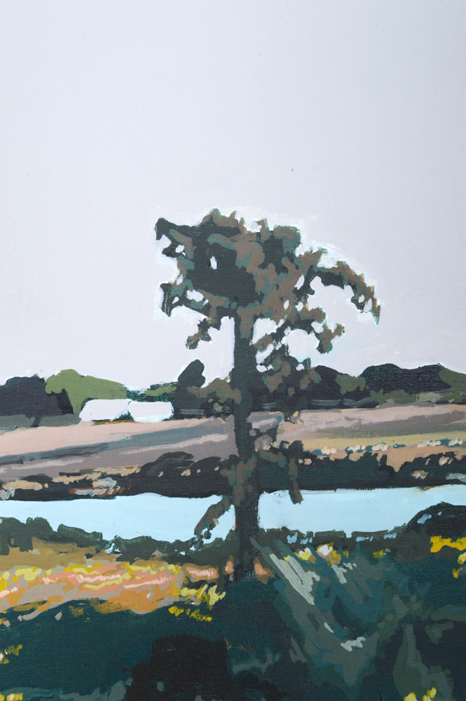 Robert Dash Large Landscape Painting "Clear Across Autumn"