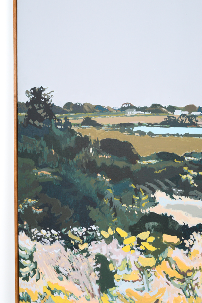 Robert Dash Large Landscape Painting "Clear Across Autumn"