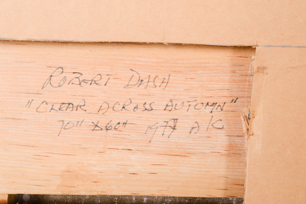 Robert Dash Large Landscape Painting "Clear Across Autumn"