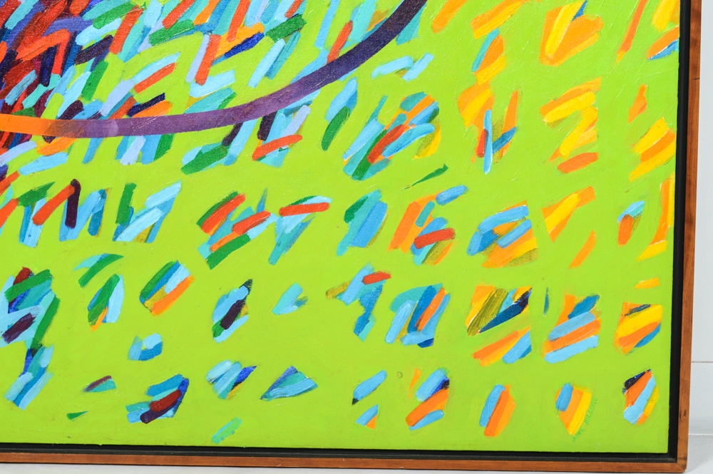 June Kilgore Abstract Oil Painting