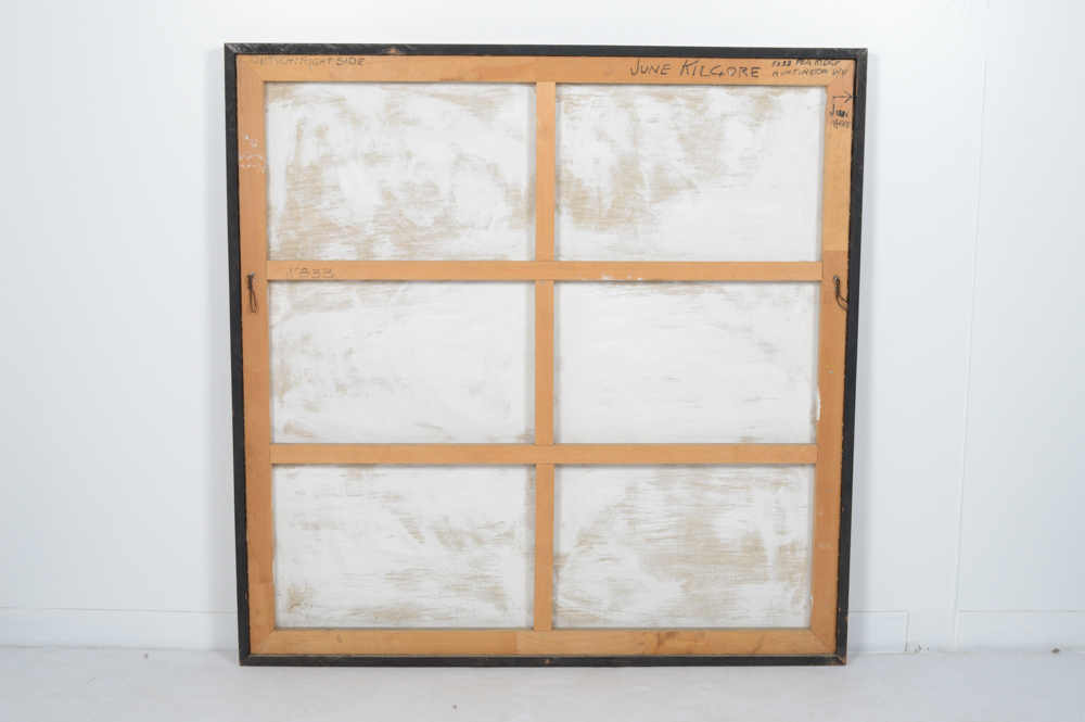 June Kilgore Abstract Oil Painting