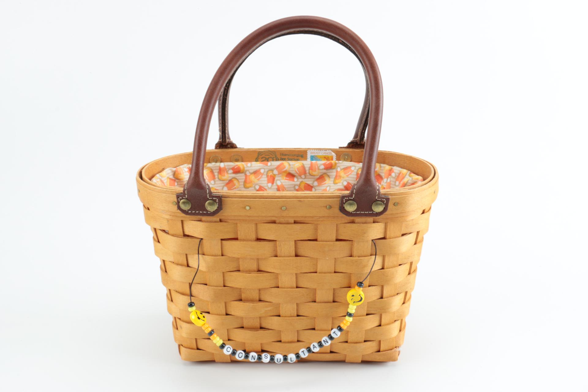 Large Group of Halloween Longaberger Baskets, Pottery, and Accessories