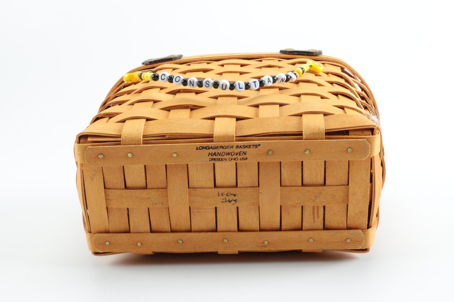 Large Group of Halloween Longaberger Baskets, Pottery, and Accessories