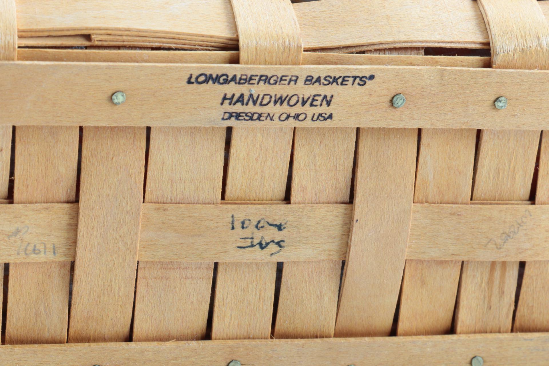 Large Group of Halloween Longaberger Baskets, Pottery, and Accessories