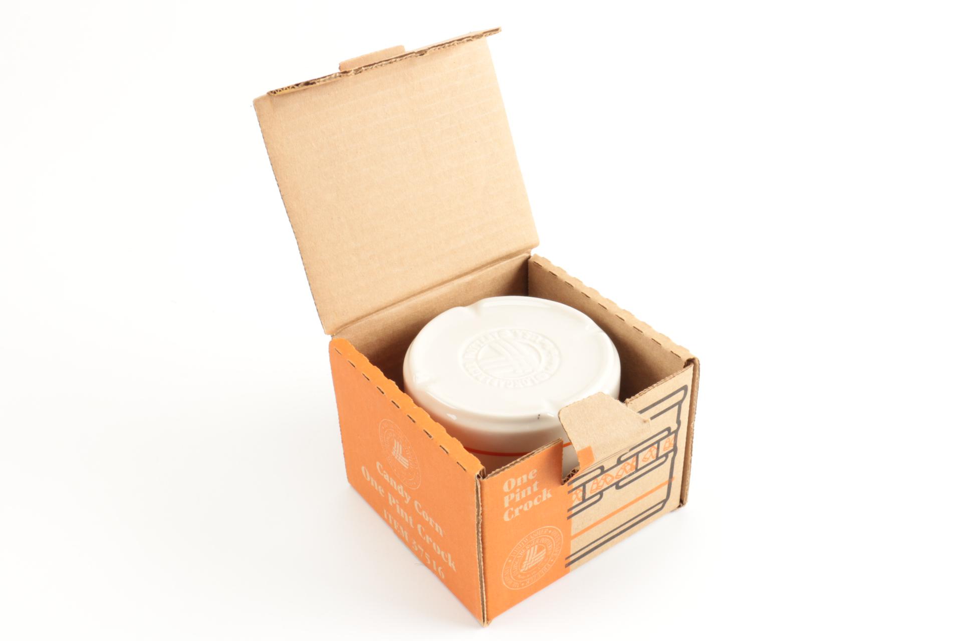 Large Group of Halloween Longaberger Baskets, Pottery, and Accessories