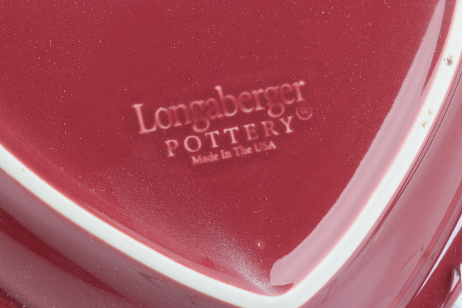 Large Group of Halloween Longaberger Baskets, Pottery, and Accessories