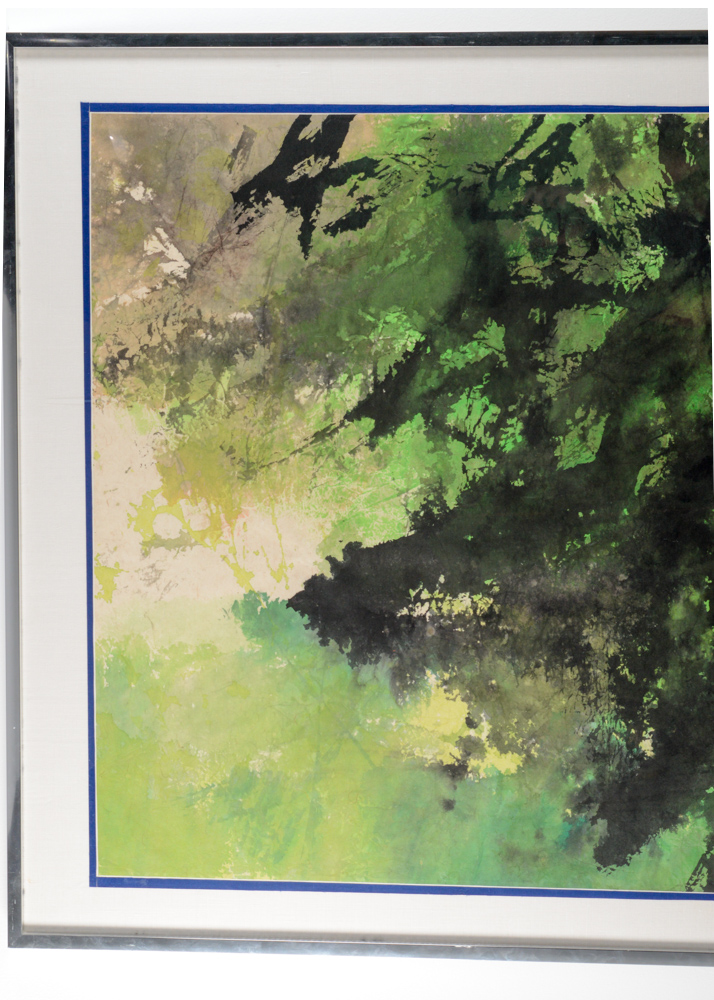 Fong Chung-Ray Original Abstract Ink and Acrylic Painting