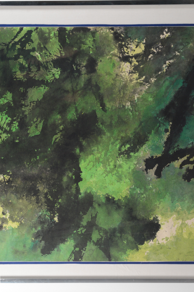 Fong Chung-Ray Original Abstract Ink and Acrylic Painting