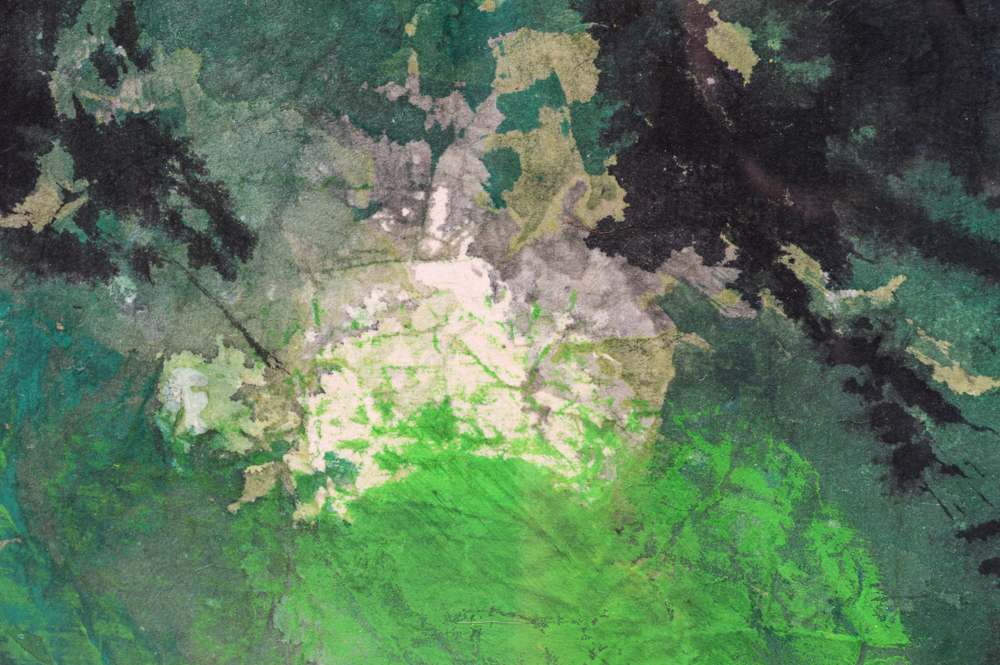 Fong Chung-Ray Original Abstract Ink and Acrylic Painting