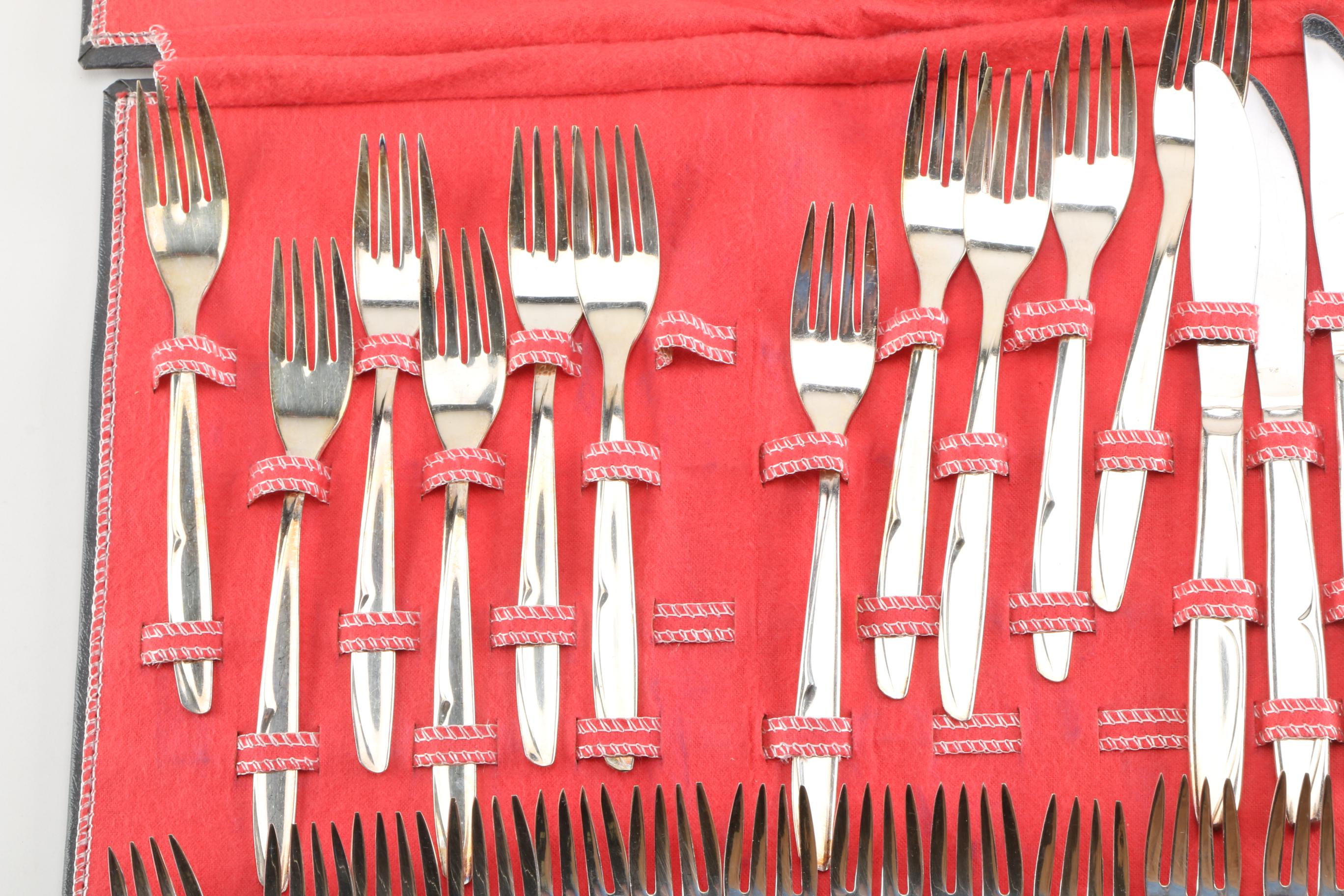 Supreme Silver Plate Flatware Service